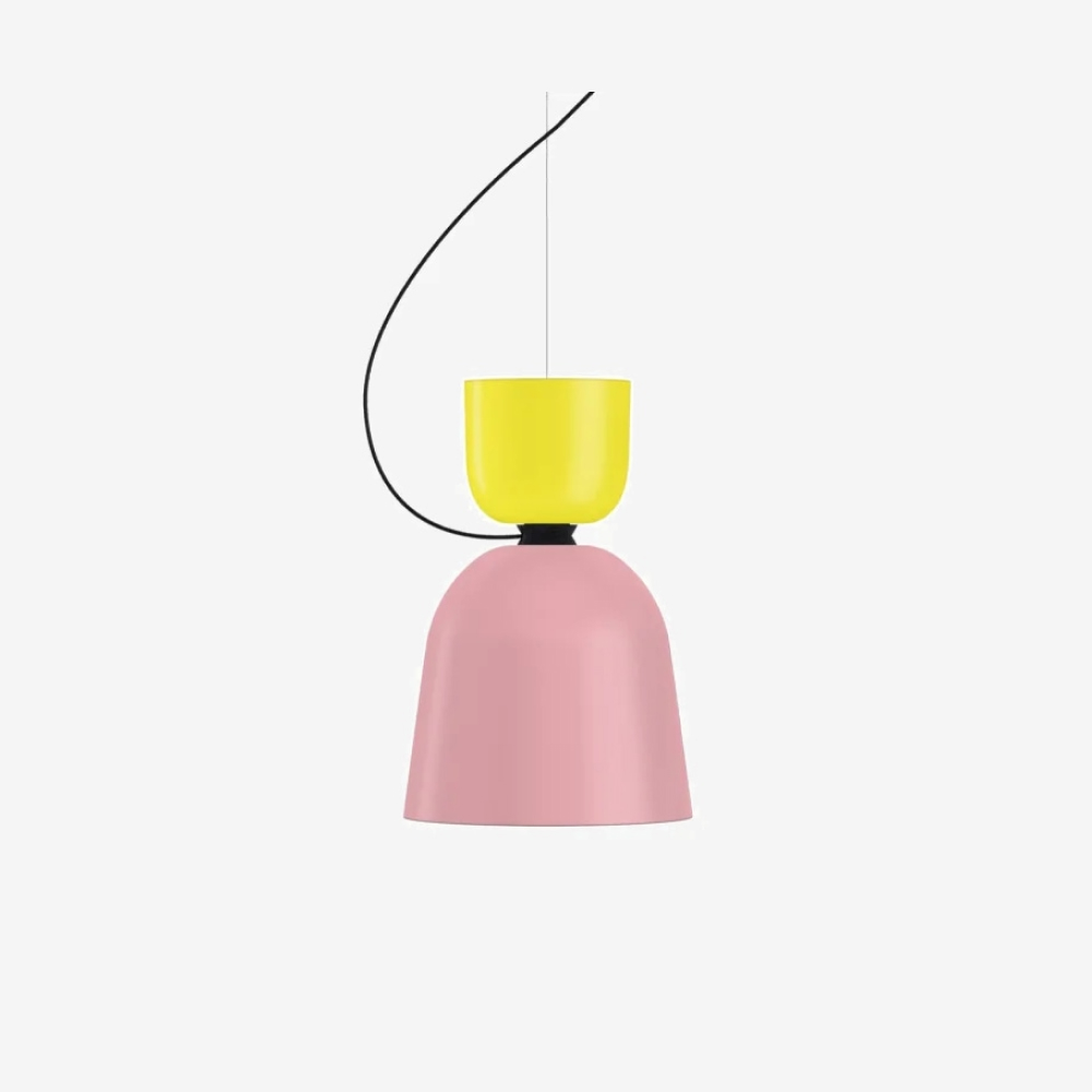 Подвесной светильник Alphabeta Pendant Uno, Sulfur Yellow, Light Pink HEM