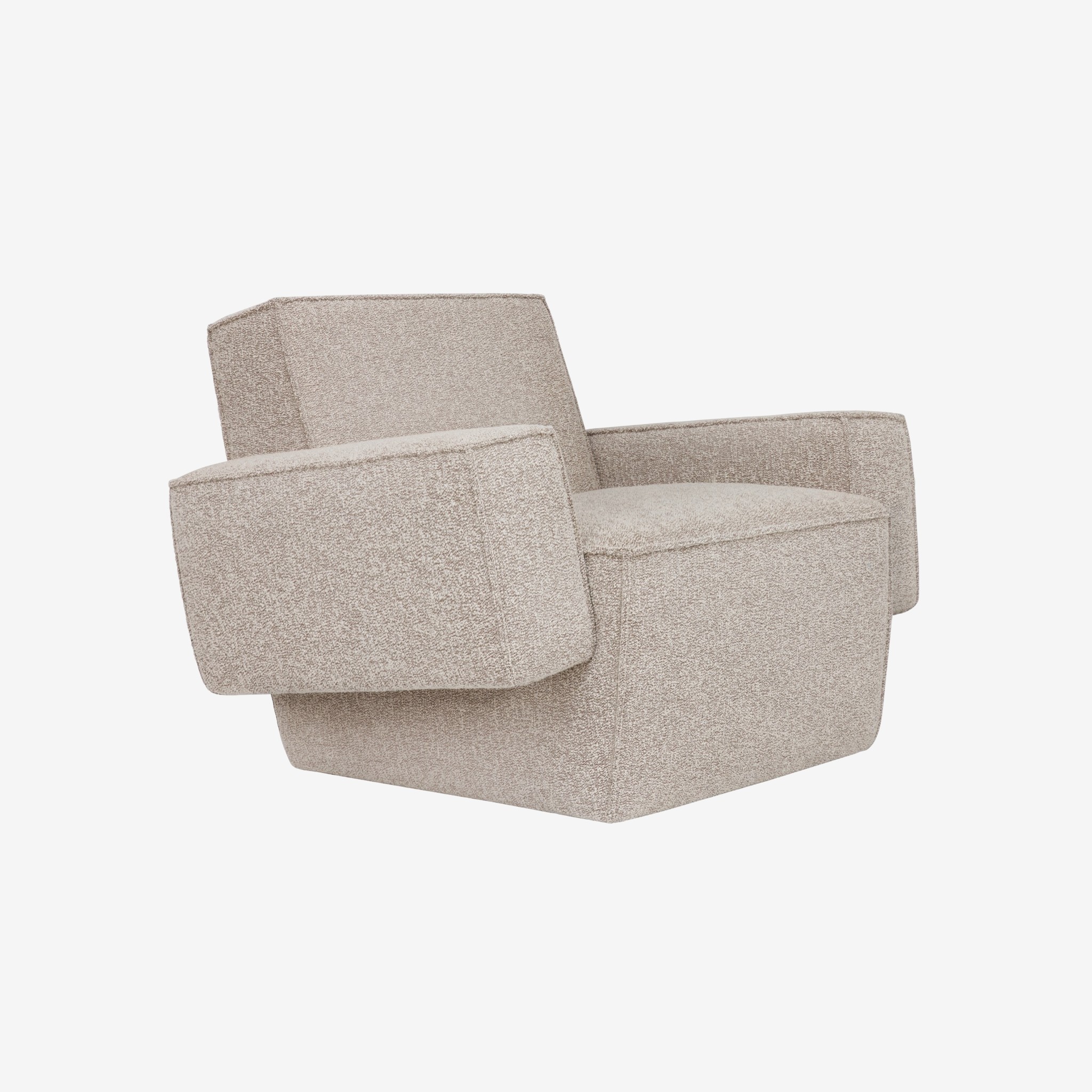 Кресло Hunk Lounge Chair With Armrests 