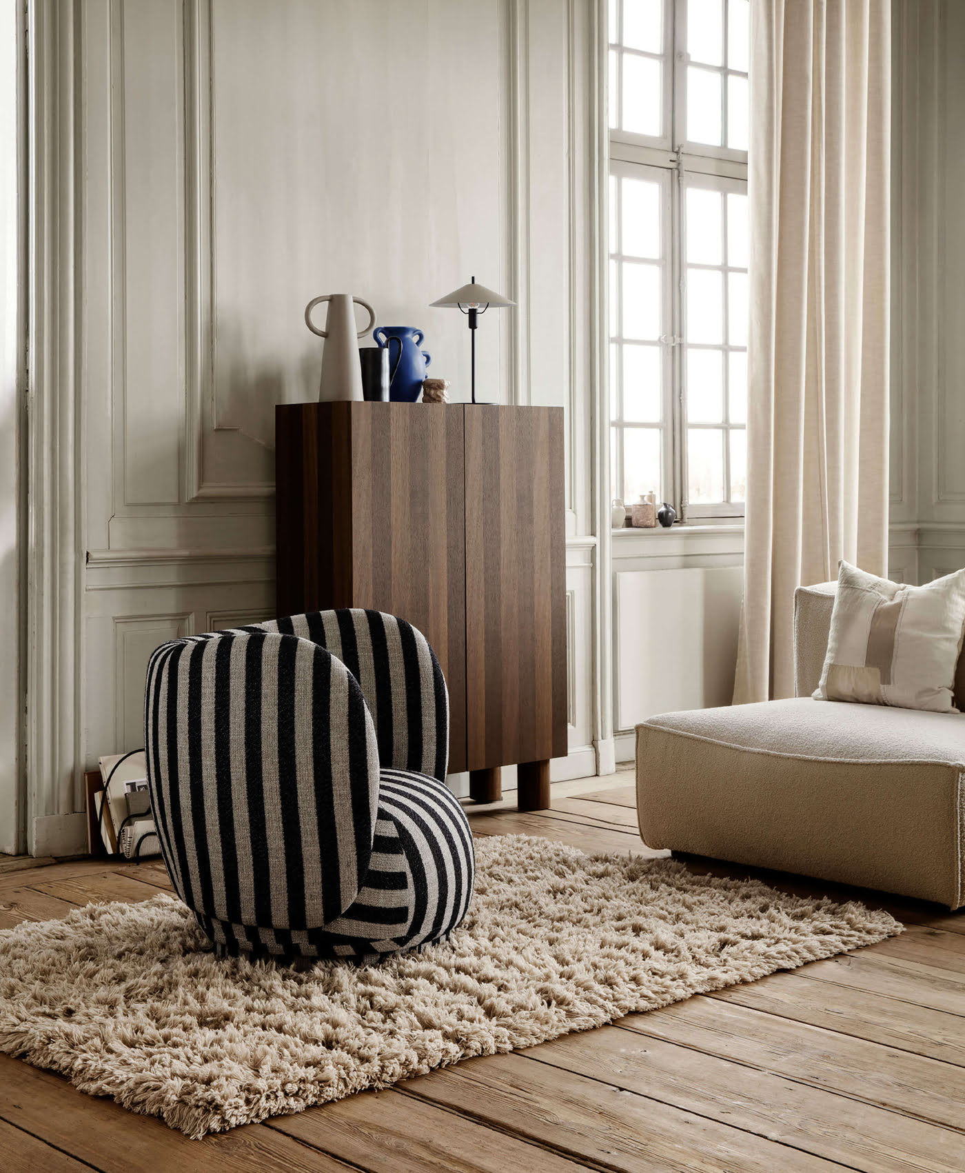 Кресло Ferm Living Rico Lounge Chair Louisiana