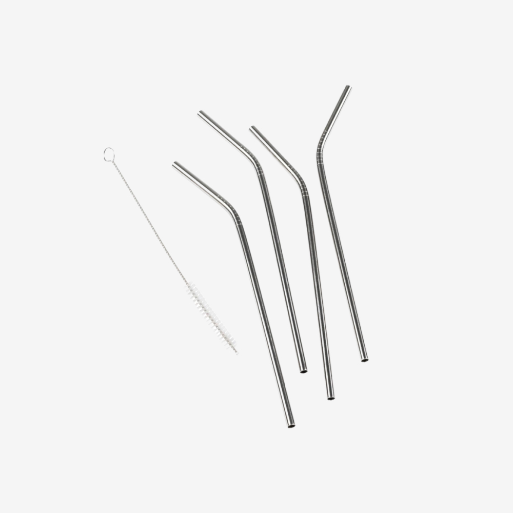 Набор из 4-х коктейльных трубочек Straw 