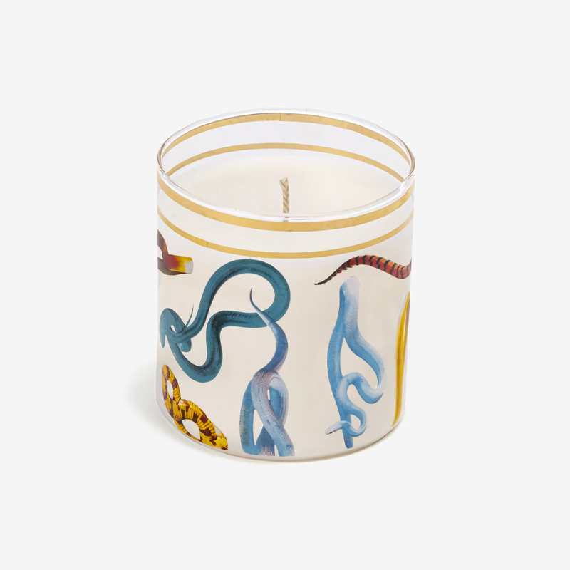 Свеча Glass Candle Snakes Seletti