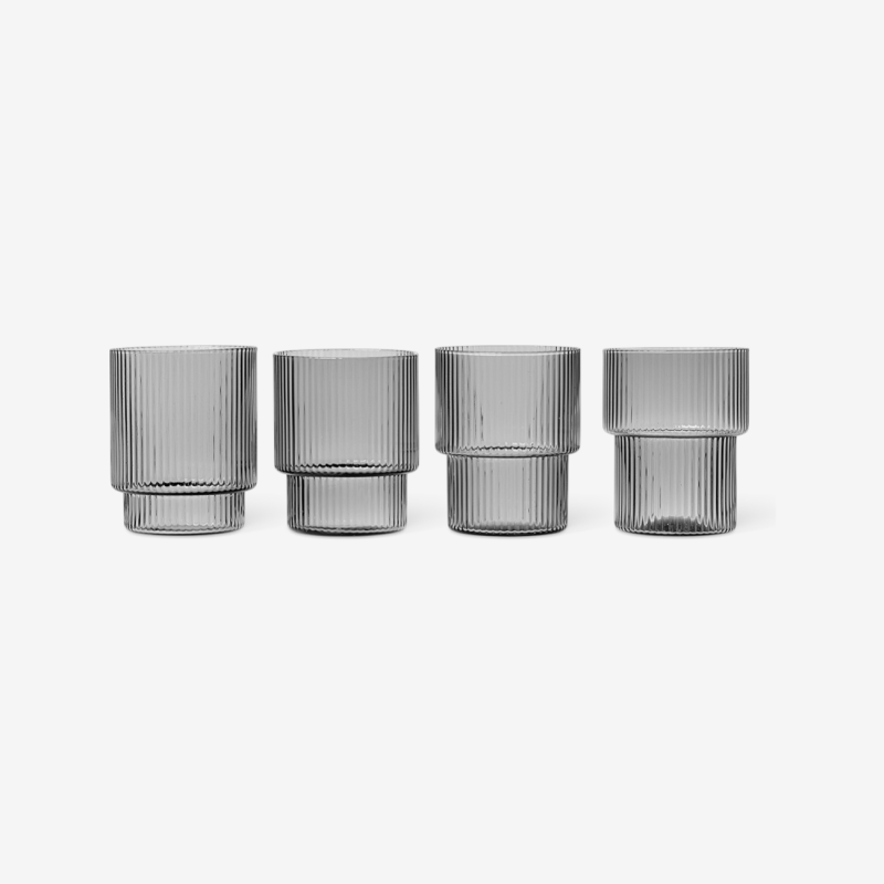 Набор из 4 стаканов Ripple Glasses 