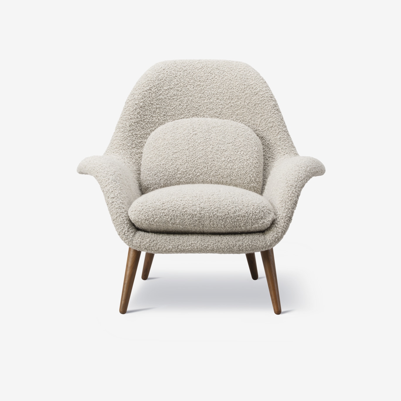 Кресло Swoon Lounge Armchair Wood base 