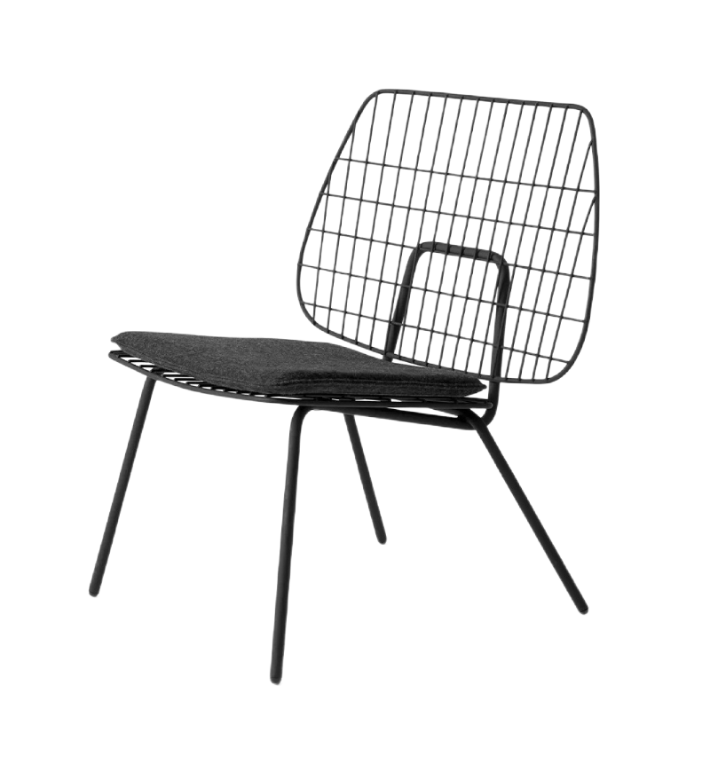 Уличное кресло с подушкой WM String Lounge Chair 