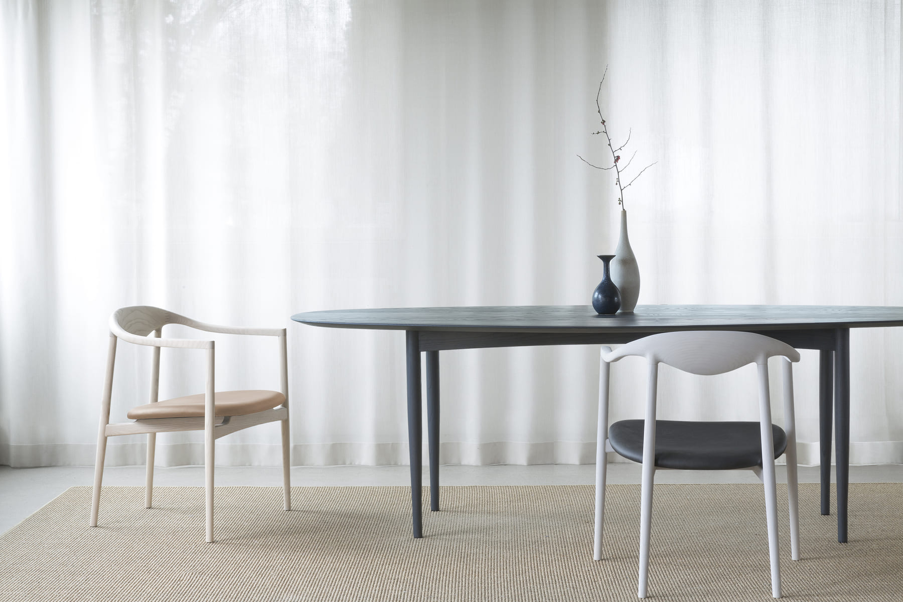 Стол Brdr. Krüger Jari Dining Table, стулья Brdr. Krüger Jari Dining Chair
