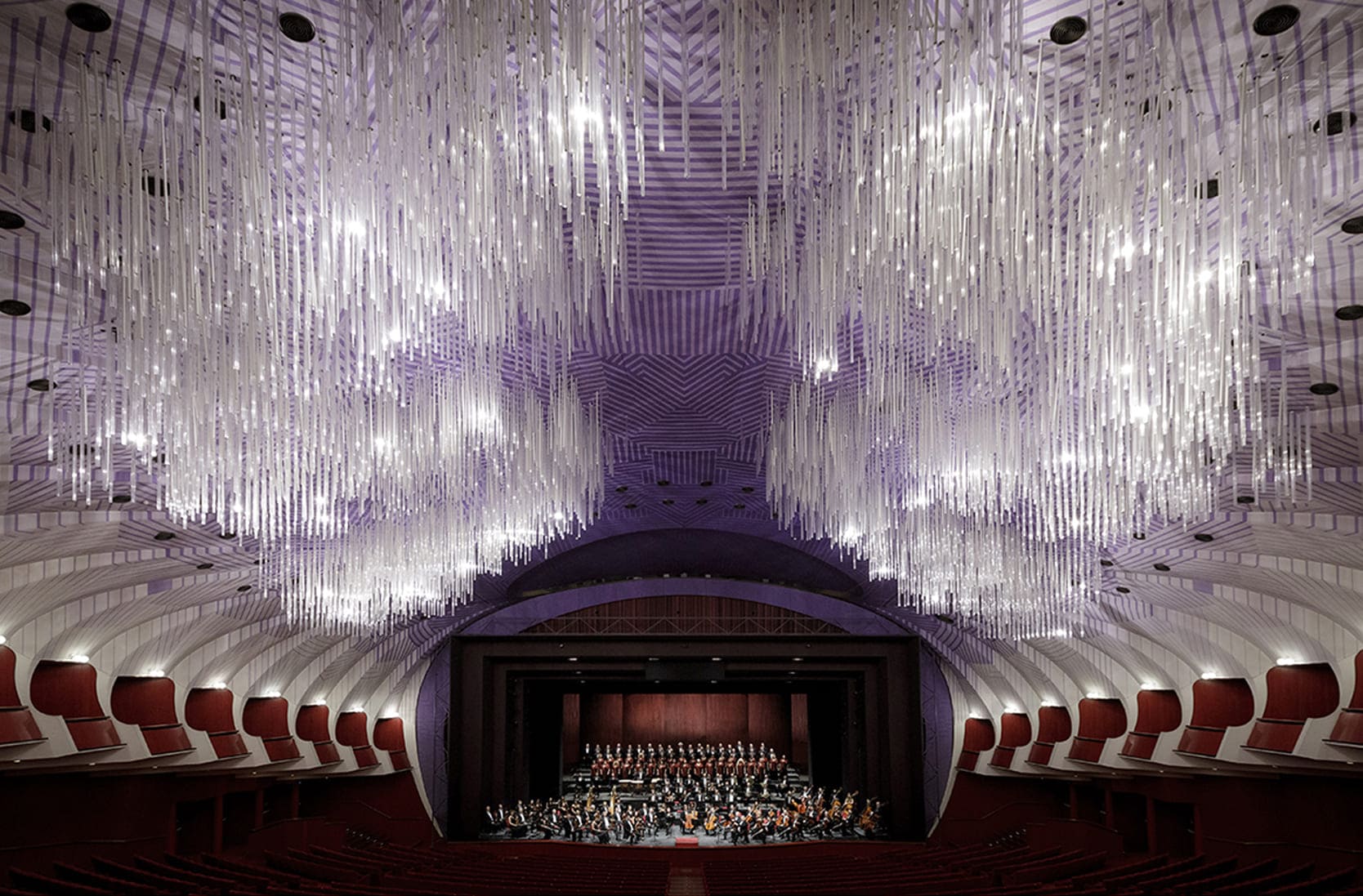 Инсталляция Nuvolo в Teatro Regio